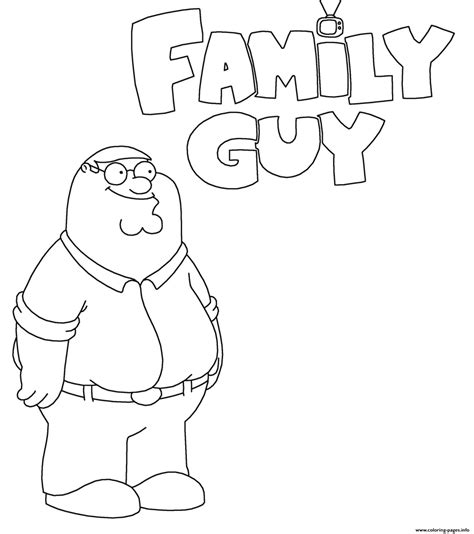 family guy coloring pages|Free Printable Family Guy Coloring Pages For Kids